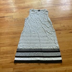 J. Jill Striped Tank Dress